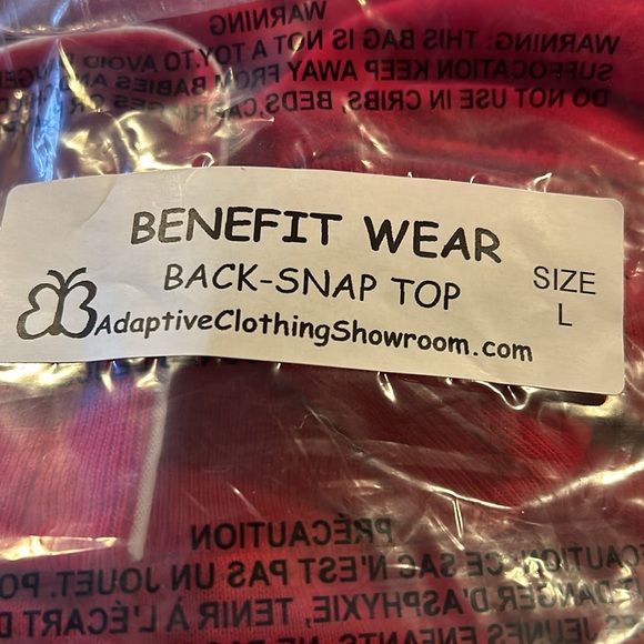 Hanes adaptive top - unisex size large - Picture 7 of 7